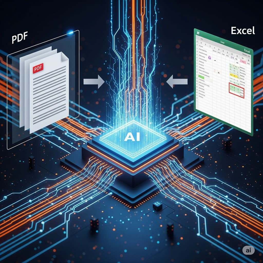 AI-Powered PDF to Excel Conversion