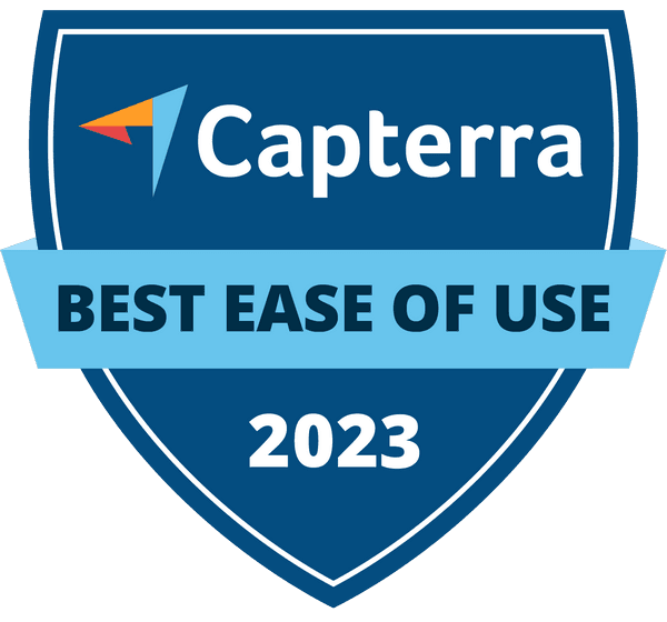 Capterra Ease of Use 2023 Badge