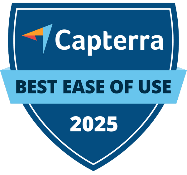 Capterra Ease of Use 2025 Badge